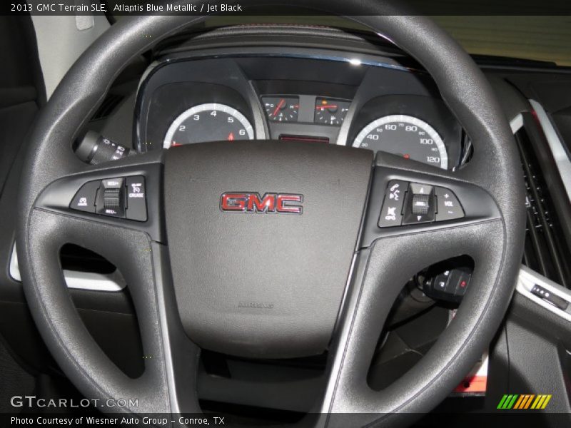 Atlantis Blue Metallic / Jet Black 2013 GMC Terrain SLE