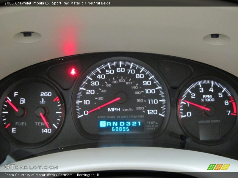 Sport Red Metallic / Neutral Beige 2005 Chevrolet Impala LS