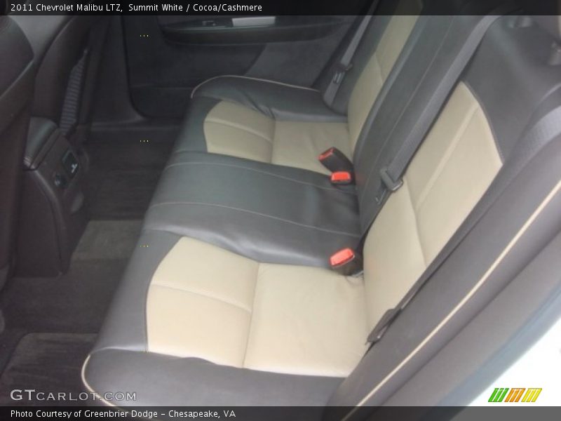 Summit White / Cocoa/Cashmere 2011 Chevrolet Malibu LTZ