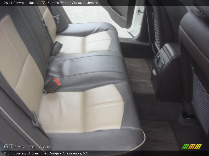 Summit White / Cocoa/Cashmere 2011 Chevrolet Malibu LTZ