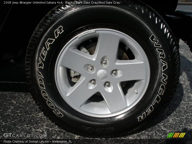 Black / Dark Slate Gray/Med Slate Gray 2008 Jeep Wrangler Unlimited Sahara 4x4