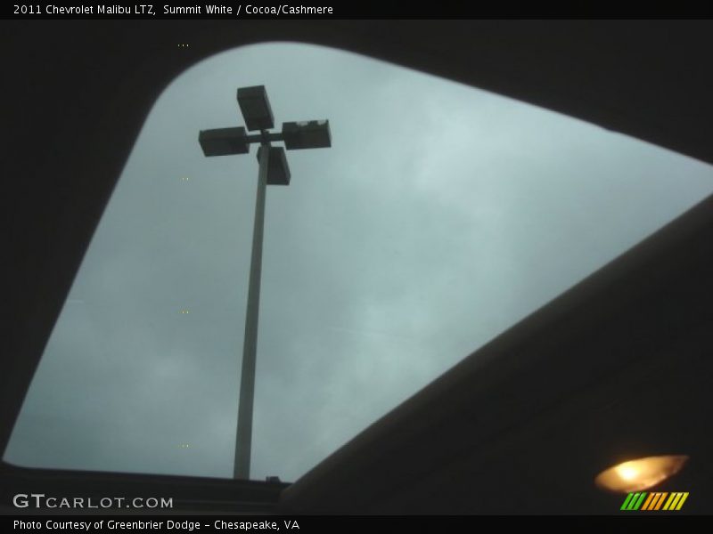 Summit White / Cocoa/Cashmere 2011 Chevrolet Malibu LTZ