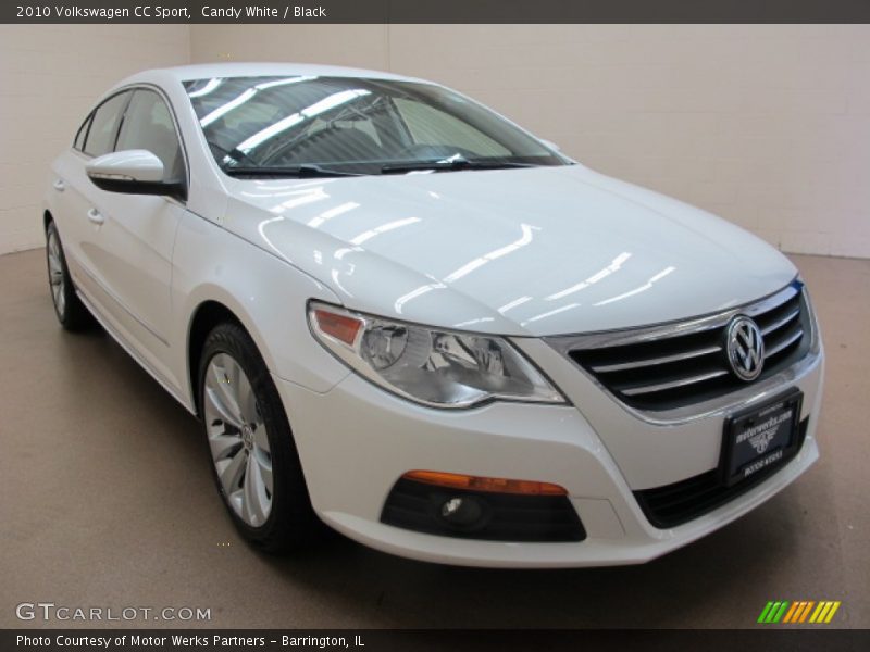 Candy White / Black 2010 Volkswagen CC Sport