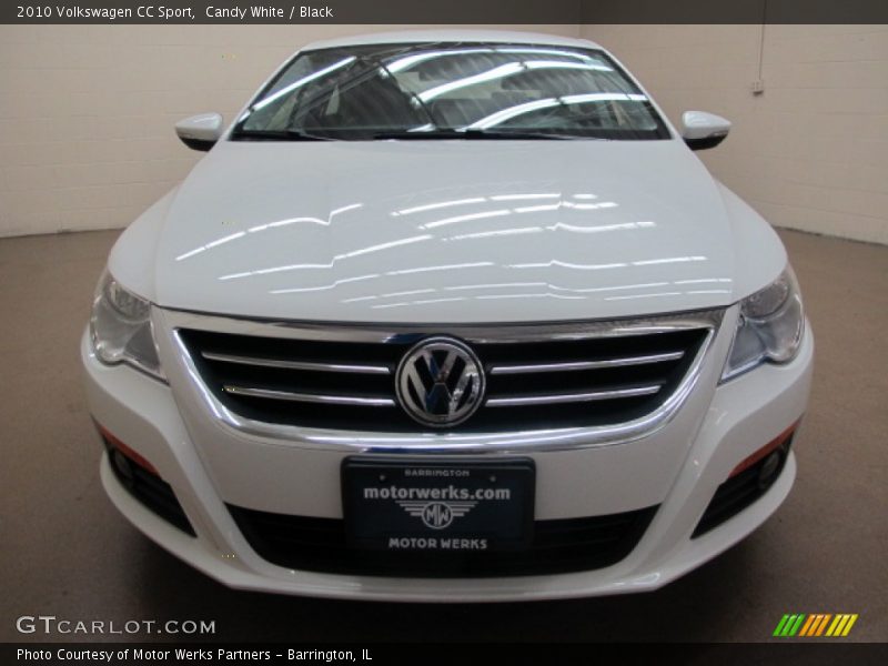 Candy White / Black 2010 Volkswagen CC Sport