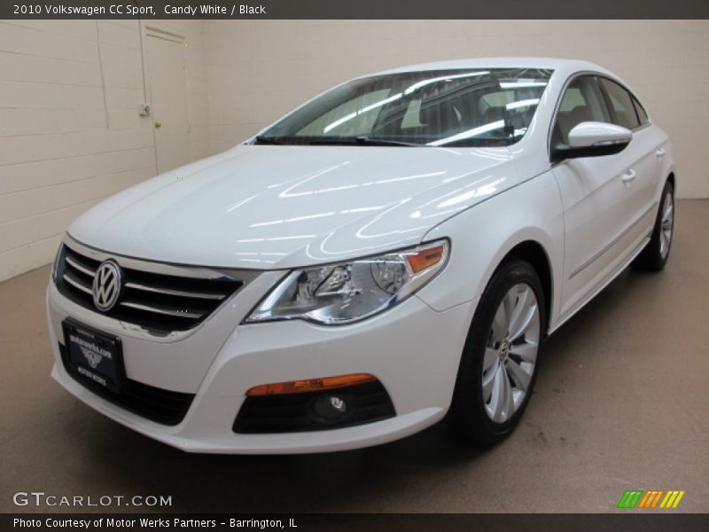 Candy White / Black 2010 Volkswagen CC Sport