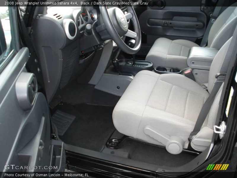 Black / Dark Slate Gray/Med Slate Gray 2008 Jeep Wrangler Unlimited Sahara 4x4