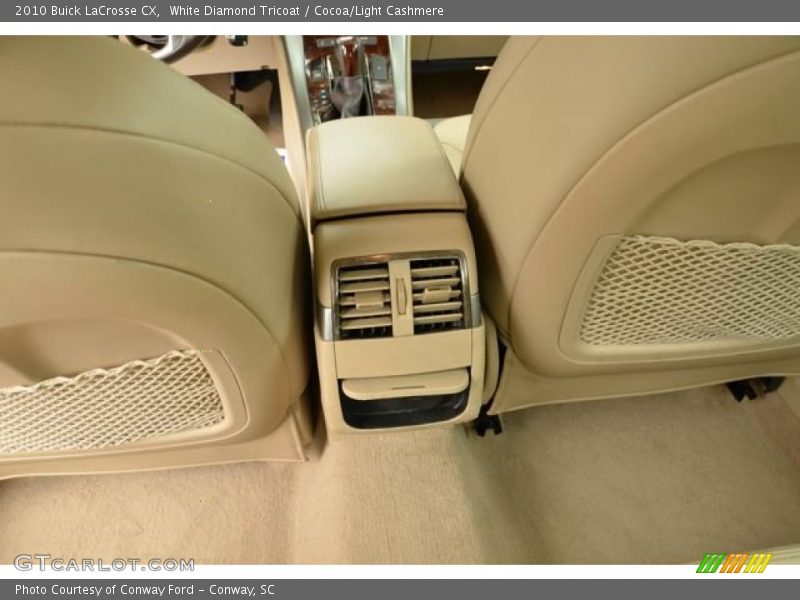 White Diamond Tricoat / Cocoa/Light Cashmere 2010 Buick LaCrosse CX