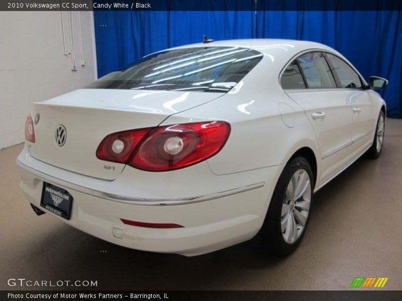 Candy White / Black 2010 Volkswagen CC Sport