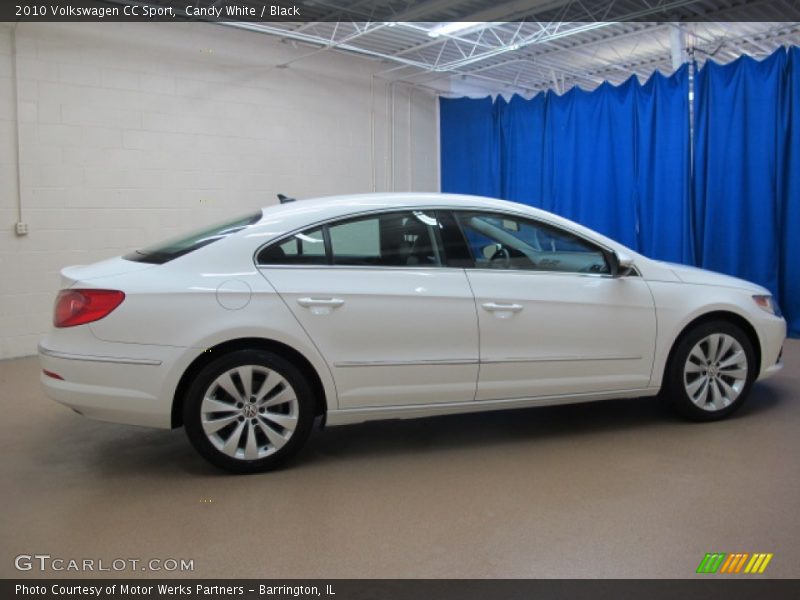 Candy White / Black 2010 Volkswagen CC Sport