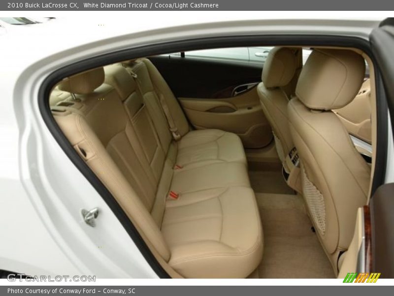 White Diamond Tricoat / Cocoa/Light Cashmere 2010 Buick LaCrosse CX