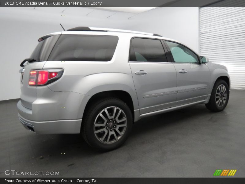 Quicksilver Metallic / Ebony 2013 GMC Acadia Denali