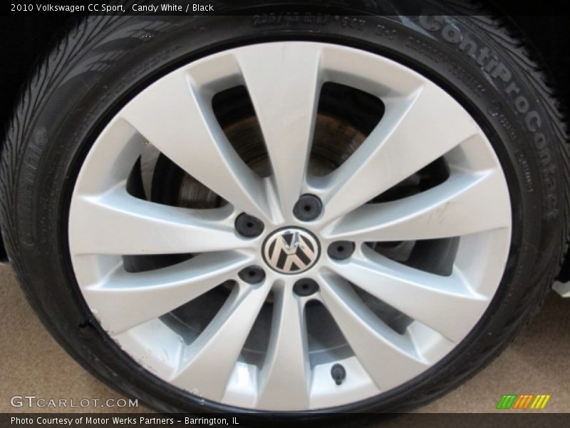 Candy White / Black 2010 Volkswagen CC Sport