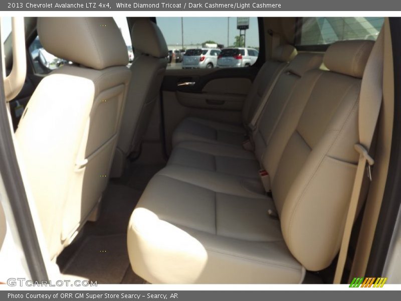 White Diamond Tricoat / Dark Cashmere/Light Cashmere 2013 Chevrolet Avalanche LTZ 4x4