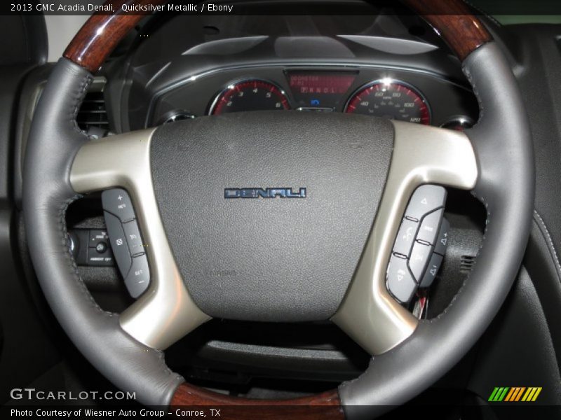Quicksilver Metallic / Ebony 2013 GMC Acadia Denali