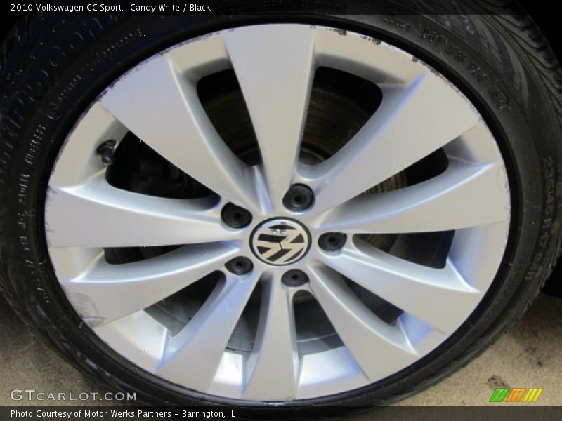 Candy White / Black 2010 Volkswagen CC Sport