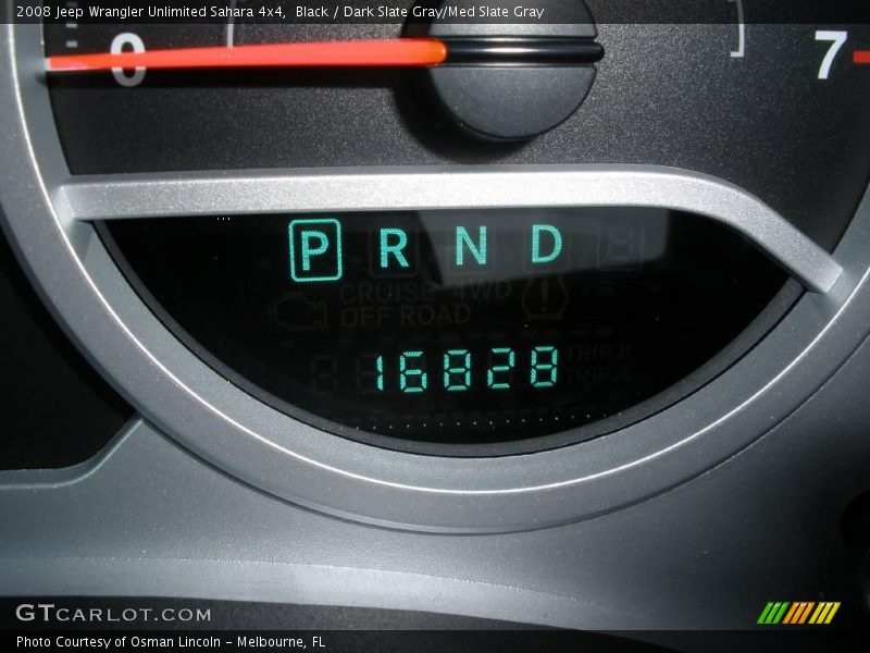 Black / Dark Slate Gray/Med Slate Gray 2008 Jeep Wrangler Unlimited Sahara 4x4