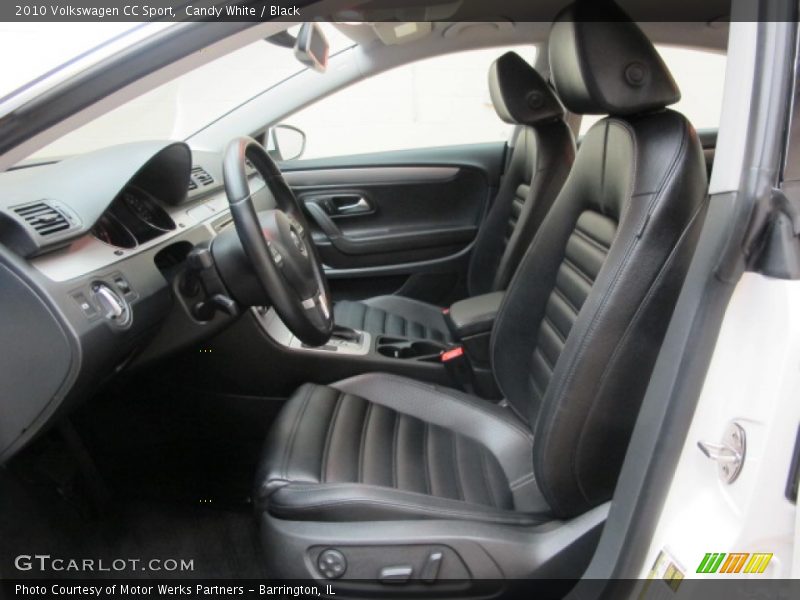 Candy White / Black 2010 Volkswagen CC Sport
