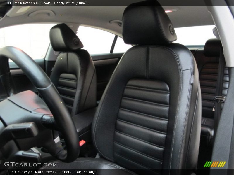 Candy White / Black 2010 Volkswagen CC Sport