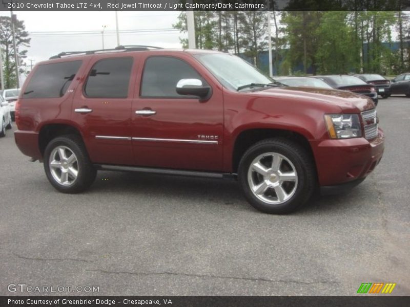Red Jewel Tintcoat / Light Cashmere/Dark Cashmere 2010 Chevrolet Tahoe LTZ 4x4