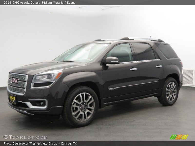 Iridium Metallic / Ebony 2013 GMC Acadia Denali