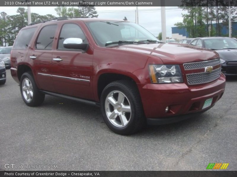 Red Jewel Tintcoat / Light Cashmere/Dark Cashmere 2010 Chevrolet Tahoe LTZ 4x4