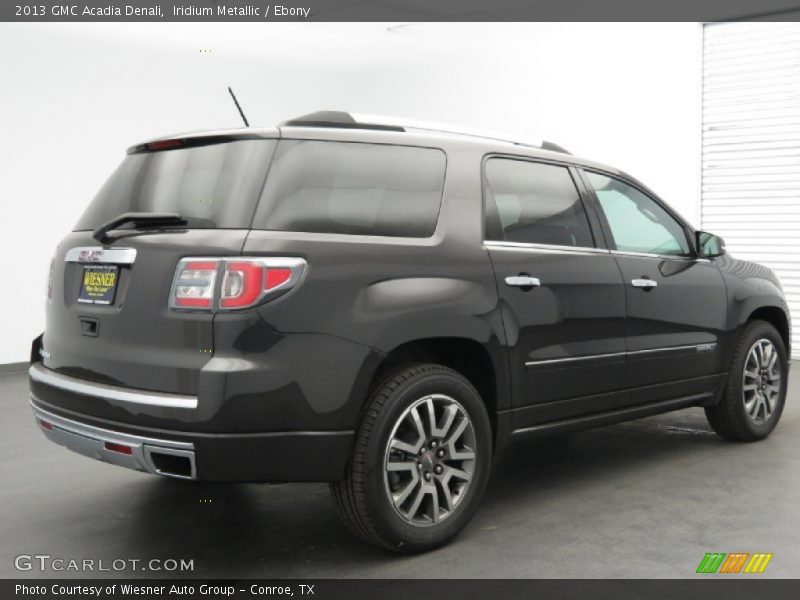 Iridium Metallic / Ebony 2013 GMC Acadia Denali