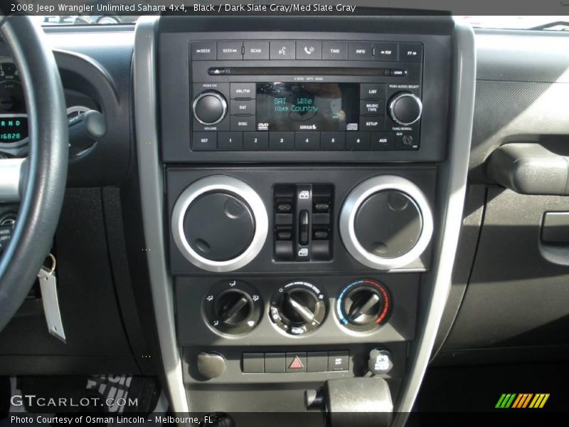 Black / Dark Slate Gray/Med Slate Gray 2008 Jeep Wrangler Unlimited Sahara 4x4