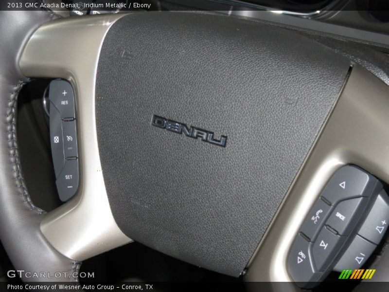 Iridium Metallic / Ebony 2013 GMC Acadia Denali