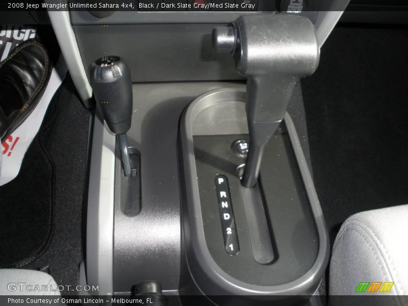 Black / Dark Slate Gray/Med Slate Gray 2008 Jeep Wrangler Unlimited Sahara 4x4
