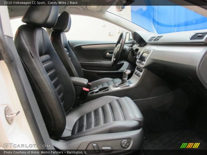 Candy White / Black 2010 Volkswagen CC Sport