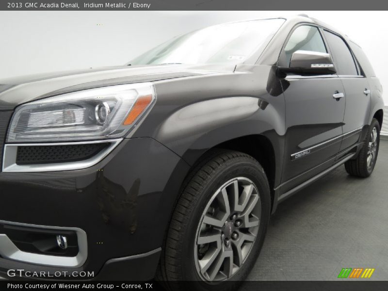 Iridium Metallic / Ebony 2013 GMC Acadia Denali