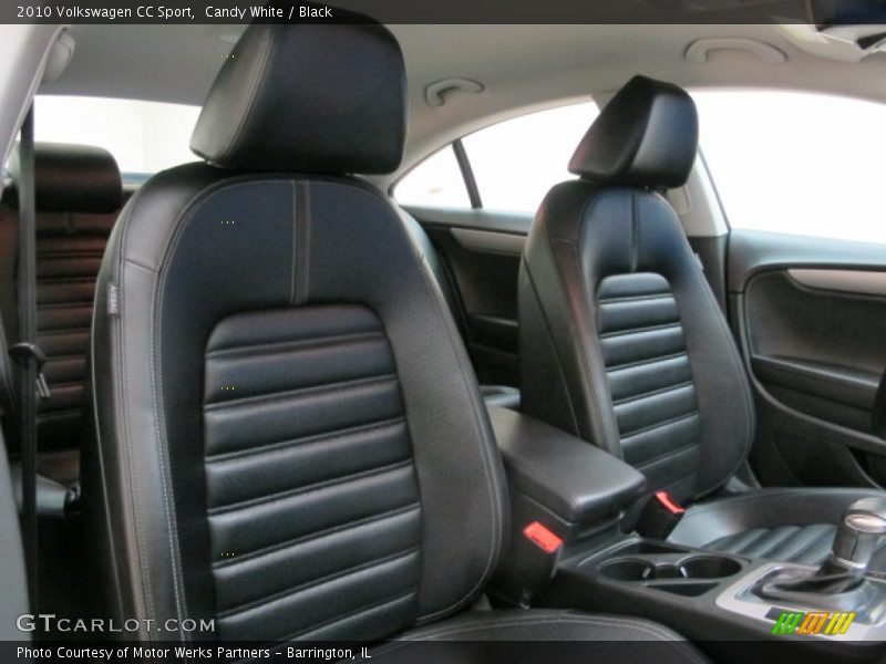 Candy White / Black 2010 Volkswagen CC Sport