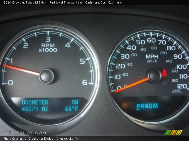 Red Jewel Tintcoat / Light Cashmere/Dark Cashmere 2010 Chevrolet Tahoe LTZ 4x4