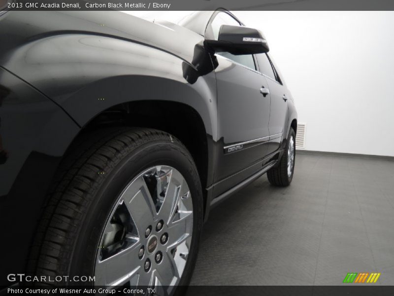Carbon Black Metallic / Ebony 2013 GMC Acadia Denali