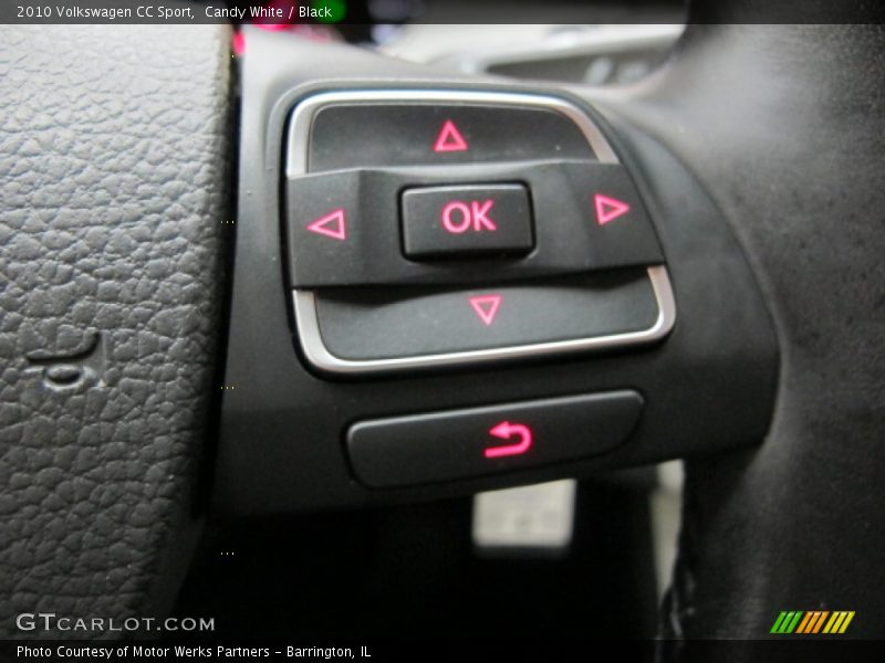 Candy White / Black 2010 Volkswagen CC Sport