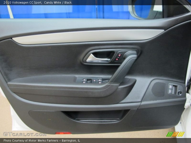 Candy White / Black 2010 Volkswagen CC Sport