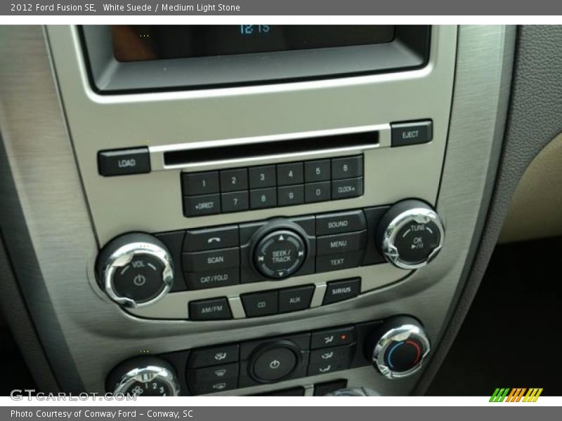 White Suede / Medium Light Stone 2012 Ford Fusion SE
