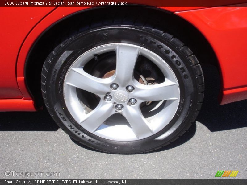 San Remo Red / Anthracite Black 2006 Subaru Impreza 2.5i Sedan