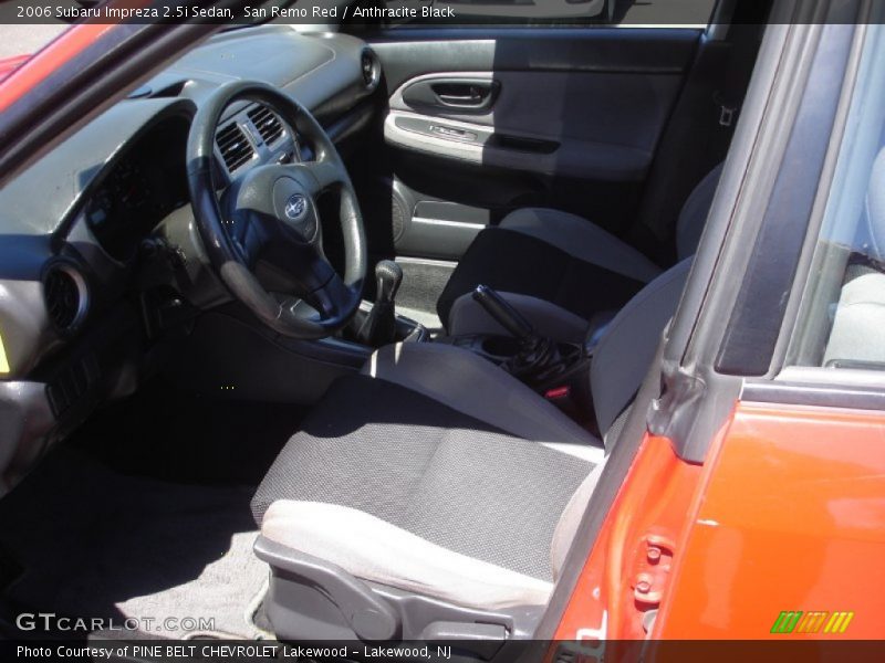 San Remo Red / Anthracite Black 2006 Subaru Impreza 2.5i Sedan
