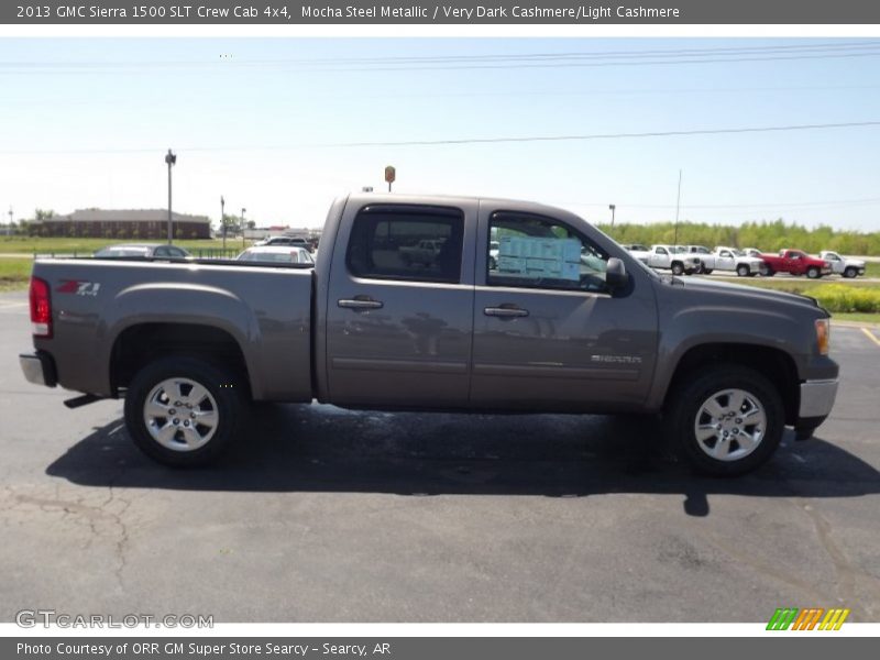 Mocha Steel Metallic / Very Dark Cashmere/Light Cashmere 2013 GMC Sierra 1500 SLT Crew Cab 4x4