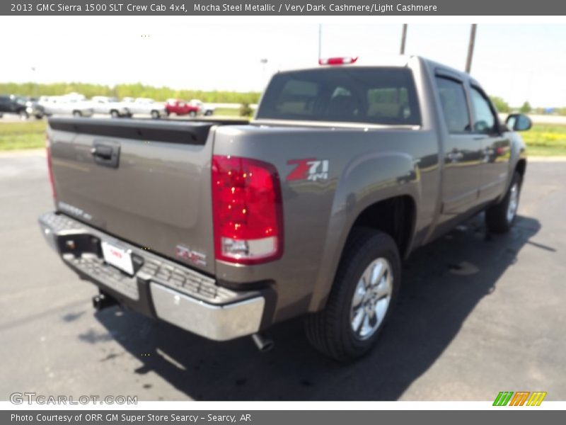 Mocha Steel Metallic / Very Dark Cashmere/Light Cashmere 2013 GMC Sierra 1500 SLT Crew Cab 4x4