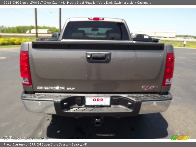 Mocha Steel Metallic / Very Dark Cashmere/Light Cashmere 2013 GMC Sierra 1500 SLT Crew Cab 4x4