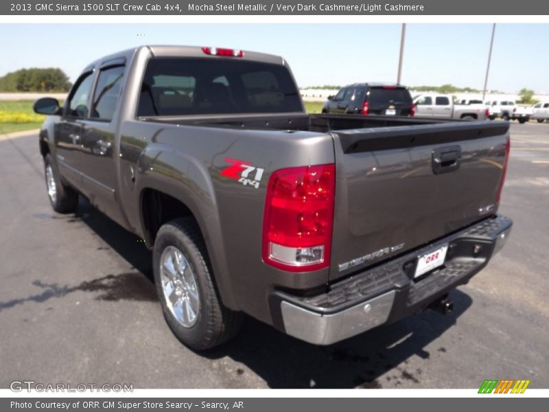 Mocha Steel Metallic / Very Dark Cashmere/Light Cashmere 2013 GMC Sierra 1500 SLT Crew Cab 4x4
