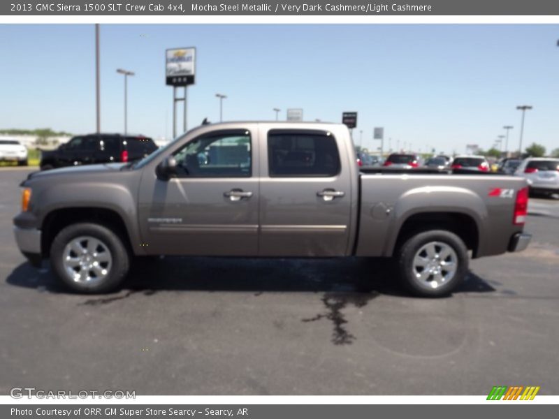 Mocha Steel Metallic / Very Dark Cashmere/Light Cashmere 2013 GMC Sierra 1500 SLT Crew Cab 4x4