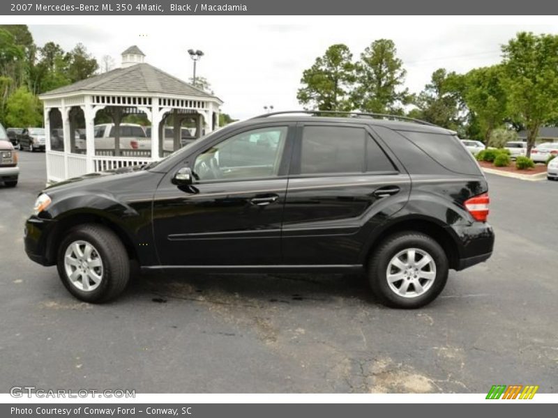 Black / Macadamia 2007 Mercedes-Benz ML 350 4Matic