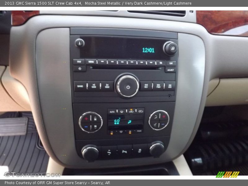 Mocha Steel Metallic / Very Dark Cashmere/Light Cashmere 2013 GMC Sierra 1500 SLT Crew Cab 4x4