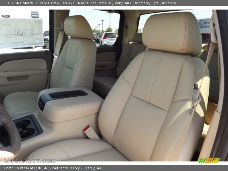 Mocha Steel Metallic / Very Dark Cashmere/Light Cashmere 2013 GMC Sierra 1500 SLT Crew Cab 4x4