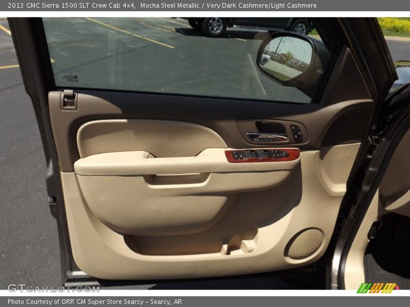 Mocha Steel Metallic / Very Dark Cashmere/Light Cashmere 2013 GMC Sierra 1500 SLT Crew Cab 4x4