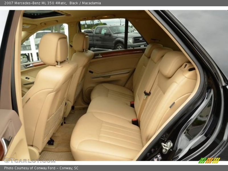 Rear Seat of 2007 ML 350 4Matic