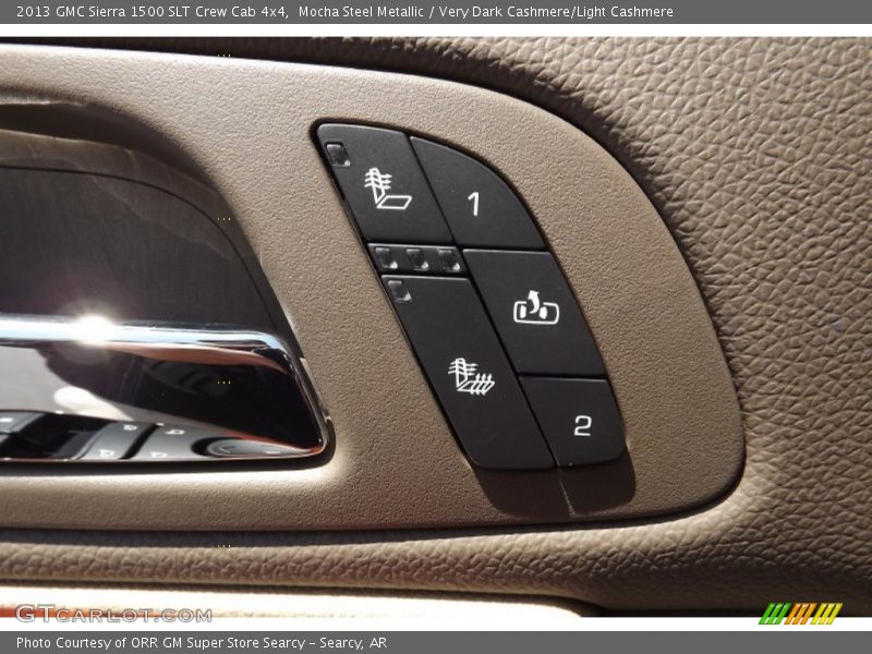 Mocha Steel Metallic / Very Dark Cashmere/Light Cashmere 2013 GMC Sierra 1500 SLT Crew Cab 4x4